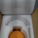 ULAROOM Small Mushroom Lamp,USBPlug in Bedside Table Lamps with 3Temperature LED Bulb Dimmable,Unique Cute Aesthetic Home Decor for Living Room,Bedroom, Modern Ceramic Base Glass Lamp(Orange)