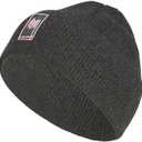 adidas Golf Men's Standard Marled Yarn Wide Cuff Golf Beanie, Black