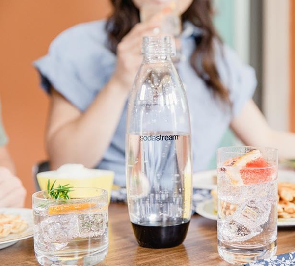 sodastream 500ml Dishwasher Safe Slim Bottle (Black)