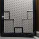 ArtToFrames Collage Photo Frame Double Mat with 5-8x10 Openings with Satin Black Frame and Super White mat.