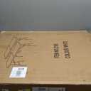 Set of 2 Folding Table 6 FT Lightweight Camping Table Portable Plastic Rectangular Outdoor Dining Table Steel Legs Fold-in-Half with Carrying Handle for Indoor,Picnic,Party,Wedding,Events(White)