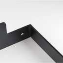 14 Inch Trapezoid Table Legs Black, DIY Furniture Metal Legs for Coffee Table, Bench Stool Cabinet Furniture Feet - Set of 2