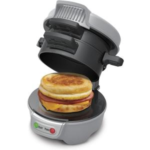 Hamilton Beach Breakfast Sandwich Maker, Silver (25475A)