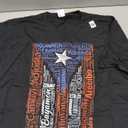 Puerto Rican Flag Shirt with Towns and Cities of Puerto Rico T-Shirt 3XL Mens