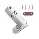 Home Security Door Reinforced Lock with Alarm- Child Proof & Burglar Proof Heavy-Duty Defender - 3-Way Protection for Children/Elderly/Solo Living - No Tools 5-Min Instal