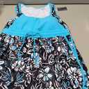 Summer Mae Blouson Tankini Swimsuits for Women 2026 Tummy Control Two Piece Bathing Suits with Sporty Pockets Swim Shorts (Blue) Size 18 Plus