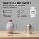 DIF DECO Cute Storage Jars with Airtight Lid, Funny Candy Shape Ceramic Food Container, Cookie Canister for Coffee Bean, Sugar, Tea, Spices, Cereal, Nuts, Dog Treat-700 ml / 23.7 oz(Pink Dots)