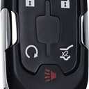 SUPALAND Key Fob Replacement Fits for GMC Acadia 2017 2018 2019 2020 2021 Push Start 5 Button Smart Proximity Keyless Entry Remote Start Control 13508275 HYQ1EA Self-Programmable
