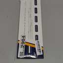 Lindas Essentials Silicone Stove Gap Covers (2 Pack), Heat Resistant Oven Gap Filler Seals Spaces Between Stovetop and Counter, Easy to Clean Stove Side Guard (25 Inches, White)