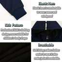 SNOW DREAMS Boys Spring Fall Winter Jacket Boys' Outerwear Jackets & Coats Hooded Waterproof Dark Blue Size 8-9