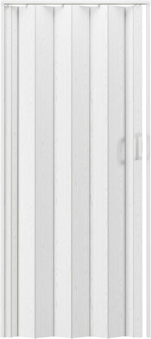 Studio Series 48" W PVC Foldable Accordion Doors, White