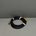 12 FT Propane Quick Connect Hose for RV to Gas Grill, Propane Quick Connect Fittings for 1 LB Throwaway Bottle Connects 1 LB Portable Appliance to RV 1/4" Female Quick Disconnect