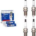4PK TORCH K6RBIP-11 Spark Plug Replace for NGK IZFR6K11 Spark Plug, for BOSCH FR6LII330X, for CHAMPION 9014/RC8ZWYPB 9803/RC8WMPB4 9812/RC8ZWYPB4,for DENSO 3377/SKJ20DRM11 5358/IK20L VK20 Plug, OEM