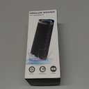 Bluetooth Speaker with HD Sound, Portable Wireless, IPX5 Waterproof, Up to 20H Playtime, TWS Pairing, BT5.3, for Home/Party/Outdoor/Beach, Electronic Gadgets, Birthday Gift (Black)