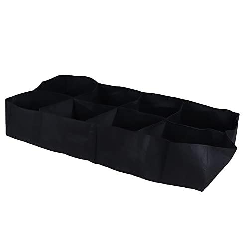 Rcniso Large 8 Grid Plant Grow Bag for Variety of Vegetables Reusable Storage Solution for Patio Gardeners Felt Material