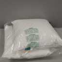 Oubonun 18"x18" Pillow Inserts (Set of 2) - Throw Pillow Inserts with 100% Cotton Cover - 18 Inch Square Interior Sofa Pillow Inserts - Decorative Pillow Insert Pair - White Couch Pillow