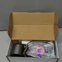 Hibbent Upgraded 5-spray 13'' Dual Filtered Rainfall Shower Head Combo, High Pressure 10-setting Handheld Shower Head with 12'' Adjustable Extension Arm, 20 Stage Shower Filter, 71'' Hose, Chrome