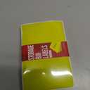 MESS Large Bin Labels for Storage (50 6x4) - Pantry, Organizing, Craft, Shelf, Tote, Moving Labels - Removable for Boxes and Bins (Yellow)