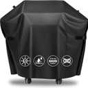 51 Inch Grill Cover for Weber Spirit 300 & Spirit 400 Series Grills, Heavy Duty Waterproof Rip-Proof BBQ Cover & Fade Resistant Covers for Weber Spirit E310, E315, E325, E330, E-425 and E-435 (Black)