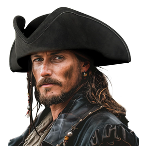 HOMELEX Pirate Hat for Women & Men Colonial Tricorn Halloween Adult Revolutionary war Costume Accessory HOMELEX Pirate Hat for Women & Men Colonial Tricorn Halloween Adult Revolutionary war Costume Accessory