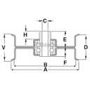 Stens 280-954 Flat Idler, John Deere AM124346, ea, 1, One Size