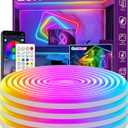 AILBTON 20Ft Neon Rope Lights,Flexible Led Rope Lights Control with App/Remote,Multiple Modes Rope Lights,IP65 Outdoor RGB Led Neon Lights,Music Sync Gaming Led Neons Light Strip for Bedroom Decor