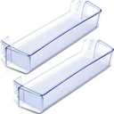 DA63-08645A Refrigerator Door Shelf 2Pack, RT18M6215SR Door Shelf Replacement Compatible with samsung Refrigerator Model: RT18M6215SR RT18M6215SG RT18M6213SR, RT18M6215SG/AA shelf Replace for 4864777