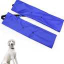 Waterproof Dog Leggings with Adjustable Strap Dogs Leg Covering Protector Dog Waterproof Pee Pants for Poodles Long Haired Dogs on Rainy Days Long Leg Dogs Legging Pants