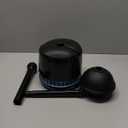 MR.SIGA Toilet Plunger with Holder, Heavy Duty Toilet Plunger and Holder Combo for Bathroom Cleaning, Black