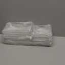 Criusia Drawer Organizer, 10 Pack Large Clear Plastic Set, 3 Size Versatile Bathroom and Vanity Organizer Trays, Storage Bins for Makeup, Bedroom, Kitchen Utensils