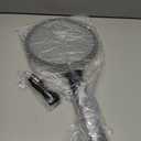 YISSVIC Electric Fly Swatter 4000V Bug Zapper Racket Dual Modes Mosquito Killer with Purple Mosquito Light Rechargeable for Indoor Home Office Backyard Patio Camping (Black-1 Pack)