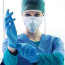 Style Setter Powder-Free Nitrile Disposable Exam Gloves, Industrial Medical Examination,Latex Free Rubber,Non-Sterile,Food Safe,Textured Fingertips,Ultra-Strong,Pack of 10(1000 PCS),Blue - Size Large