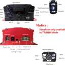 12V 4 Channel UTV ATV Golf Cart Motorcycle Weatherproof Bluetooth Speakers MP3 Music Player Sound Audio Stereo Amplifier System AUX in USB SD FM Radio Motorbike Speaker