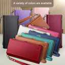 XcaseBar compatible with Samsung Galaxy S26 Wallet case with Zipper Credit Card HolderRFID Blocking,Flip Folio Book PU Phone case Shockproof Cover Women Men for Samsung S26 case Wine Red