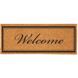 Evergreen Extra Large Coir Doormat, 2'x5' Large Front Door Mat for Double Doors, Outdoor Indoor Entrance Rug, Non-Slip Welcome Mat for Porch Patio, Housewarming Gift