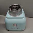 Nostalgia Classic Countertop Cotton Candy Machine, Manual, Retro Vintage Candy Maker Includes 2 Reusable Cones & Scoop, Aqua