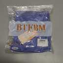 BTFBM Asymmetrical Tops for Women Long Sleeve Shirts Fall 2025 Ruched Slit Fitted Basic Tees Y2k Going Out Tunic Top (Blue, M)