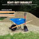 Wheelbarrow Handles Replacement Kit 2 Heavy-Duty Wooden Handles Universal Fit Includes Bolts, Nuts, Wedges and Drill Bit FSC-Certified Eco-Friendly Wood Plant a Tree