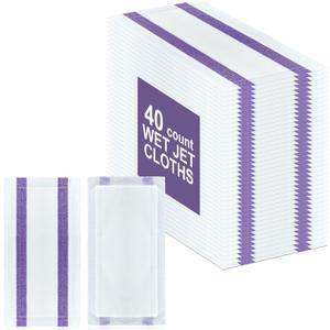 40 Count for Wet Pads Refill & for Wet Jet Refill, Disposable Wet Jet Refills for Wet Jet, All-Floor Cleaning Pads Safe for Hardwood