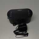 Timex Alarm Clock for Bedroom with FM Radio and 10 Station Presets, Clock Radio with Dual Alarms, USB Charger, Large Display, Sleep Timer, and Snooze  Black (T232B)