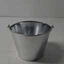 5-Quart Galvanized Pail Beer Bucket 9x9x7 inches (Pack of 1)