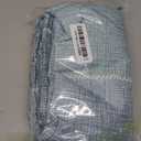 MUXHOMO Duvet Cover Queen Size, 3 Pieces Plaid Duvet Cover Set, Reversible Blue White Bedding Set with Dual-Zipper & 8 Corner Ties (90"x90", 2 Pillowcases)