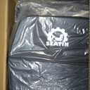 SEATIN Universal Forklift Seat,Tractor Seat,with Micro Switch,Armrest and Safety Belt,for Tractor,Mower,Skid Loader,Telehandler,Backhoe,Excavator Dozer