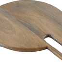 Santa Barbara Design Studio Mango Wood Charcuterie Boards Cheese Board Round Cutting Board, Medium, Natural, 18"L x 0.8"W