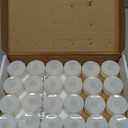 BEICHI Color Changing LED Tea Lights Bulk, 24 Pcs Flameless Tealight Candles with Colorful Lights, Battery Operated Colored Fake Candles, No Flickering Light, [White Base]