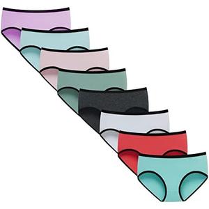 Boboking Teen Girl Soft Panties Big Girls'Briefs Underwear 8 Size 6 years