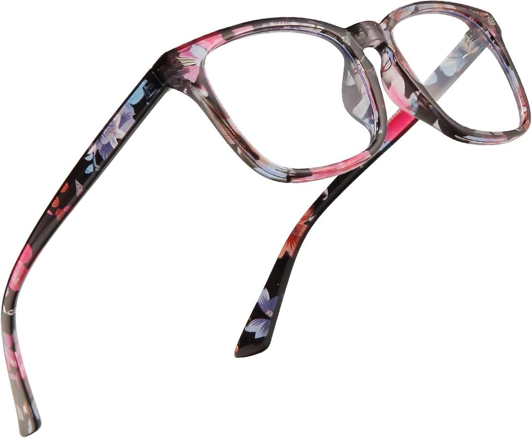 Reading Glasses for Women Men - Blue Light Blocking UV Filter Computer Readers,Anti Eyestrain Eyeglasses, 2.25x