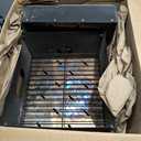 Park Style Charcoal Grill Heavy Duty, Outdoor BBQ Grill with Grate, Park Grill for Backyard, Camping, Commercial Use, Small Charcoal Grills for Outdoor Park (25'' L x 17'' W x 11'' H)