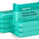 Amazon Basics Flushable Adult Toilet Wipes, Fragrance Free,  pack of 3