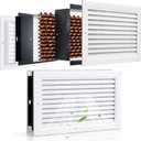 14" x 8" Room to Room Air Transfer Fan Vent Kit, 5 Pcs Return Air Pathway Wall to Wall Vent for Sidewalls, Limit Sound and Light Transfer